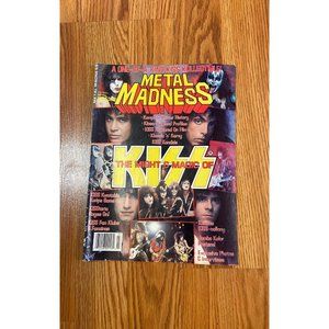 Kiss Metal Madness Magazine Vol. 1 No. 3 Nov 1989 Vintage Rare
